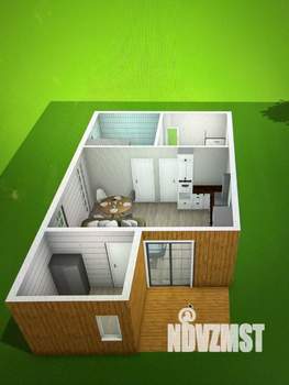 Дом 63м², 1-этажный, участок 6 сот.