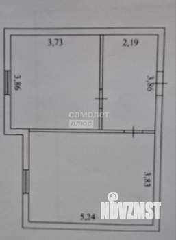 Дом 44м², 1-этажный, участок 6 сот.