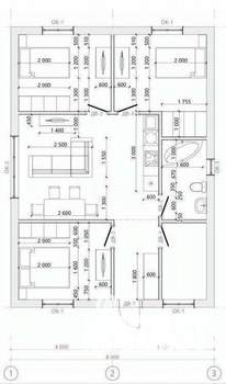 Дом 77м², 1-этажный, участок 6 сот.