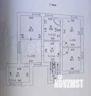 Дом 299м², 3-этажный, на длительный срок, 