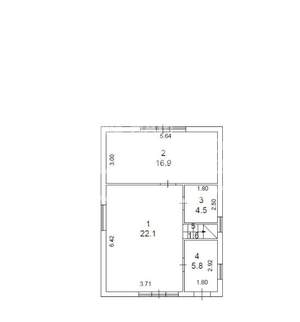 Дом 150м², 2-этажный, участок 6 сот.  