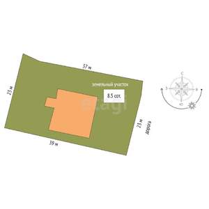 Дом 272м², 2-этажный, участок 9 сот.  