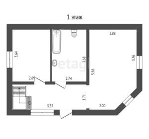Дом 120м², 2-этажный, участок 12 сот.  