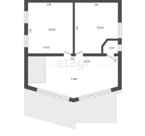 Дом 197м², 2-этажный, участок 730 сот.  