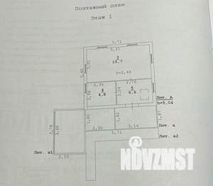 Дом 45м², 1-этажный, участок 6 сот.  