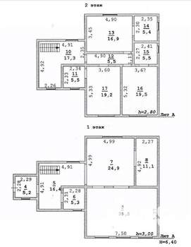 Дом 286м², 2-этажный, участок 12 сот.  