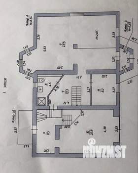 Коттедж 275м², 3-этажный, участок 7 сот.  