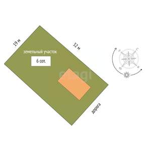 Дом 112м², 2-этажный, участок 6 сот.  
