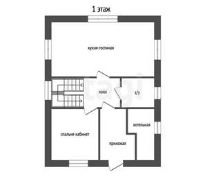 Дом 134м², 2-этажный, участок 7 сот.  