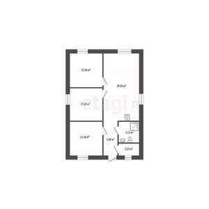 Дом 120м², 2-этажный, участок 5 сот.  