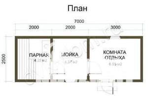 Дача 20м², 1-этажный, участок 6 сот.  