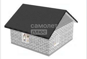 Дом 80м&sup2;, 1-этажный, участок 5 сот.  