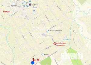 Дом 58м², 2-этажный, участок 7 сот.  