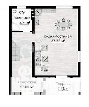 Дом 130м², 2-этажный, участок 8 сот.  