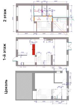 Таунхаус 180м², 3-этажный, участок 3 сот.  