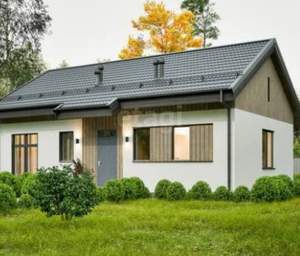 Дом 80м&sup2;, 1-этажный, участок 6 сот.  