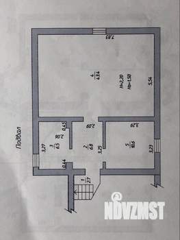 Коттедж 275м², 3-этажный, участок 7 сот.  