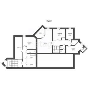 Дом 635м², 3-этажный, участок 6 сот.  