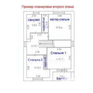 Дом 153м², 2-этажный, участок 10 сот.  