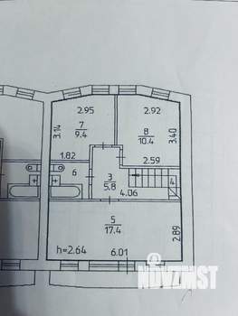 Таунхаус 111м², 3-этажный, участок 16 сот.  