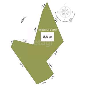 Дом 115м², 2-этажный, участок 19 сот.  