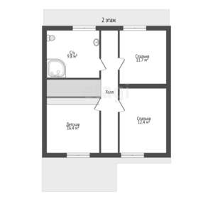 Дом 130м², 2-этажный, участок 6 сот.  