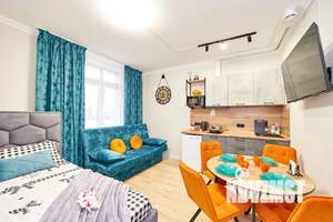 Студия квартира, посуточно, 33м2, 1/24 этаж