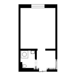 1-к квартира, на длительный срок, 28м2, 5/6 этаж