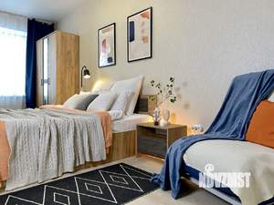 1-к квартира, посуточно, 35м2, 9/17 этаж