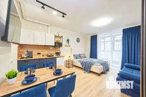 Студия квартира, посуточно, 34м2, 1/25 этаж