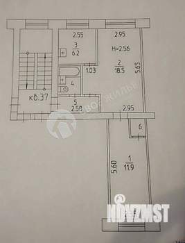 2-к квартира, на длительный срок, 44м2, 3/5 этаж