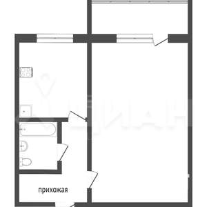 1-к квартира, на длительный срок, 22м2, 2/5 этаж