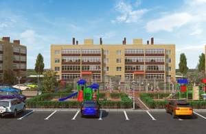 1-к квартира, на длительный срок, 30м2, 4/4 этаж