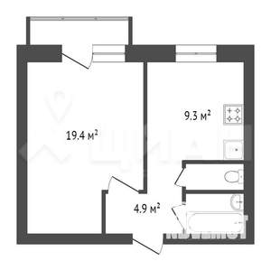 1-к квартира, на длительный срок, 39м2, 15/16 этаж