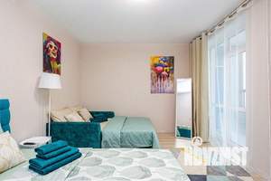 1-к квартира, посуточно, 48м2, 1/1 этаж