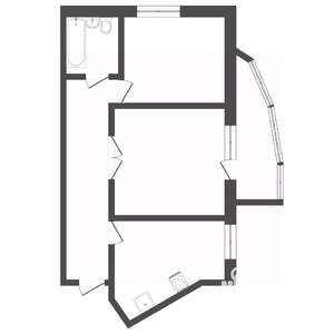 2-к квартира, на длительный срок, 60м2, 2/5 этаж