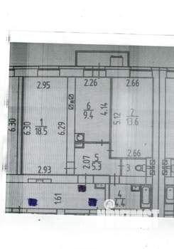2-к квартира, на длительный срок, 53м2, 9/16 этаж
