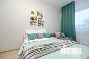 1-к квартира, посуточно, 42м2, 18/25 этаж
