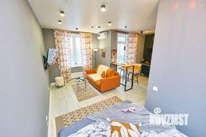 Студия квартира, посуточно, 35м2, 15/25 этаж