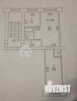 2-к квартира, на длительный срок, 44м2, 3/5 этаж