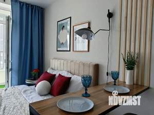 Студия квартира, на длительный срок, 23м2, 9/25 этаж