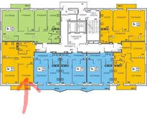 2-к квартира, на длительный срок, 65м2, 2/19 этаж