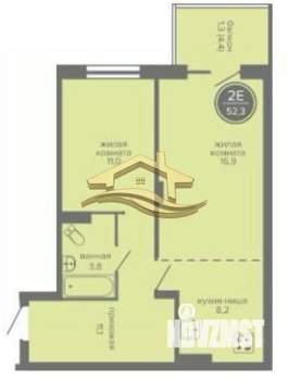 2-к квартира, на длительный срок, 50м2, 17/25 этаж