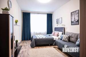 1-к квартира, посуточно, 43м2, 1/1 этаж