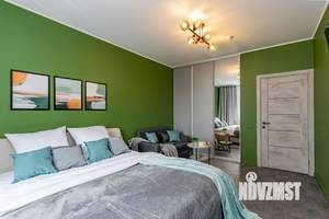 1-к квартира, посуточно, 40м2, 12/25 этаж