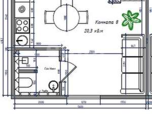 Студия квартира, вторичка, 20м2, 2/3 этаж