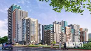 3-к квартира, строящийся дом, 79м2, 13/22 этаж