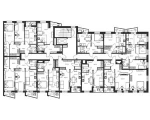 3-к квартира, строящийся дом, 69м2, 2/6 этаж