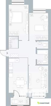 3-к квартира, вторичка, 75м2, 3/5 этаж