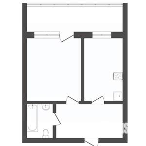 1-к квартира, вторичка, 39м2, 3/21 этаж